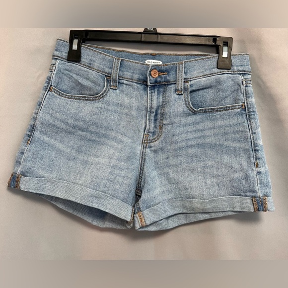 Old‎ Navy Women's Size 4 Blue Denim High Rise Short - Picture 1 of 9